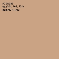 #C9A383 - Indian Khaki Color Image